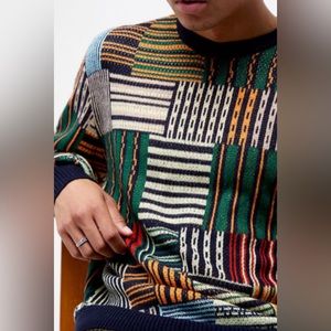 Men’s PacSun Patch Classic Crew Sweater Size Medium